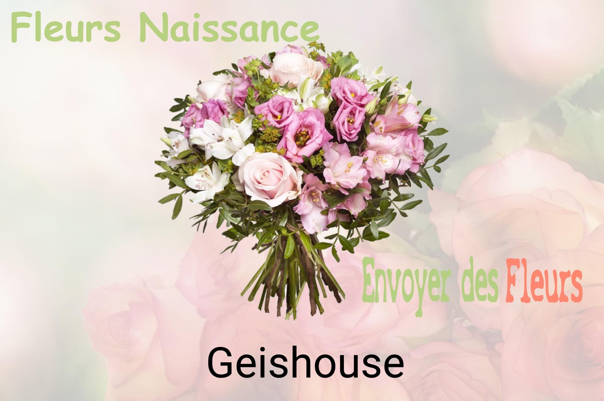 Bouquet de fleurs de naissance livré à Geishouse